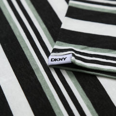 DKNY Kids Black & White Stripped T-Shirt