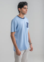 DKNY KIDS SKY BLUE T-SHIRT