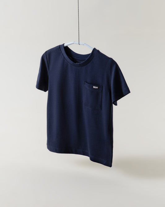 DKNY KIDS NAVY T-SHIRT