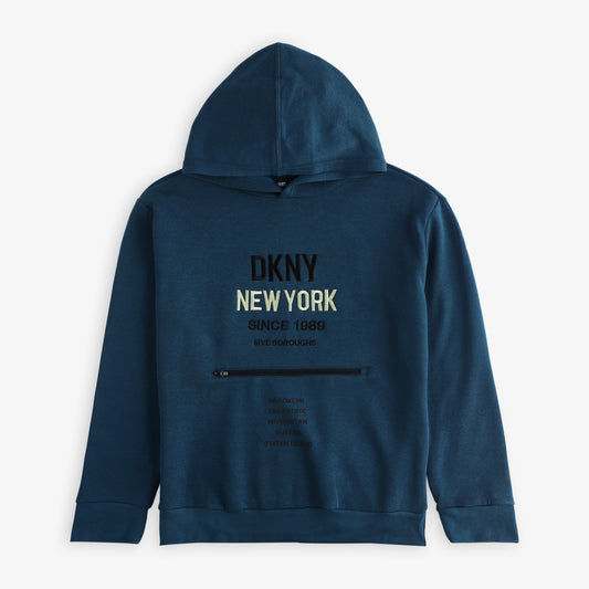 DKNY - KIDS/TEENS BLUE HOODIE
