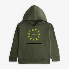 DKNY - KIDS/TEENS GREEN HOODIE