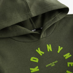 DKNY - KIDS/TEENS GREEN HOODIE