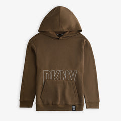 DKNY - KIDS/TEENS BROWN HOODIE