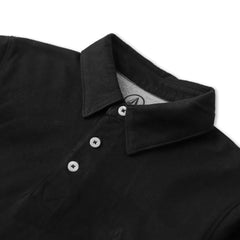 VOLCOM - BOYS KIDS BLACK POLO