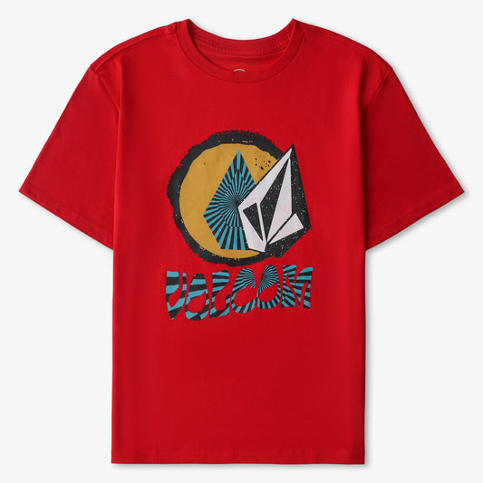 VOLCOM - KIDS/BOYS RED TEE SHIRT