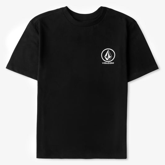 VOLCOM - KIDS/BOYS BLACK TEE SHIRT
