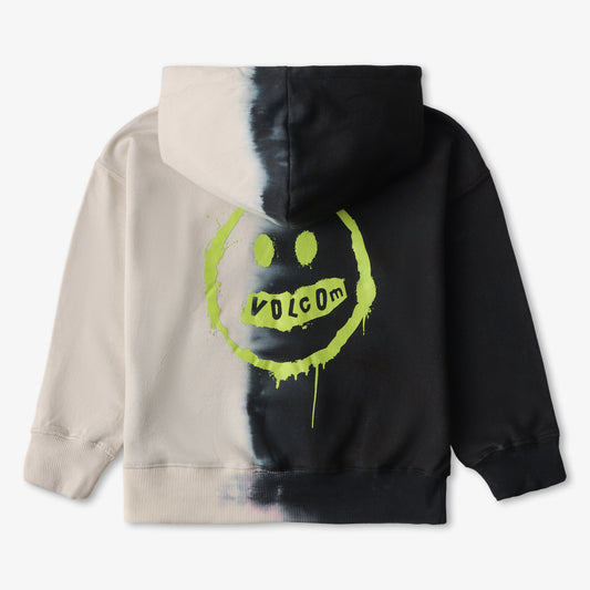 VOLCOM - KIDS/BOYS BLACK AND WHITE HOODIE