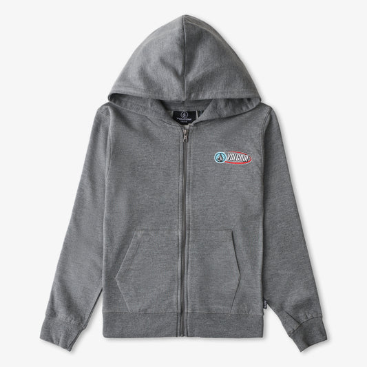 VOLCOM - KIDS/BOYS GREY HOODIE