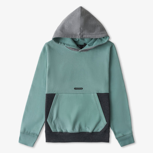 VOLCOM - KIDS/BOYS GREEN HOODIE