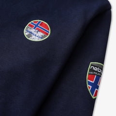 NEBULUS - NAVY-GREEN HOODIE