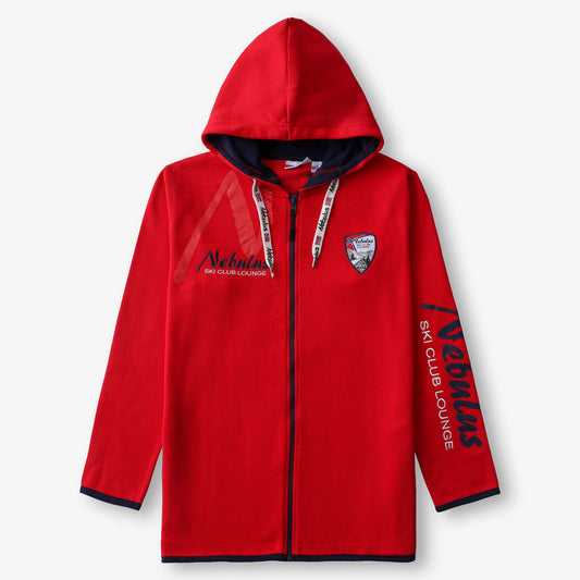 NEBULUS - RED-NAVY HOODIE