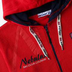 NEBULUS - RED-NAVY HOODIE