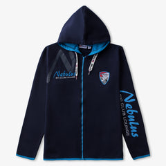 NEBULUS - NAVY-MALIBU BLUE HOODIE