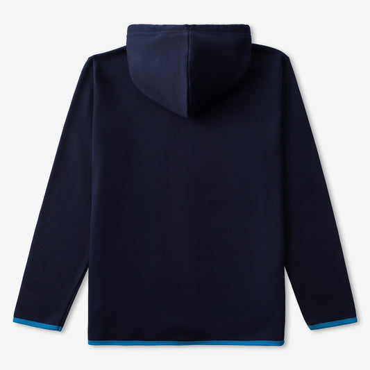 NEBULUS - NAVY-MALIBU BLUE HOODIE