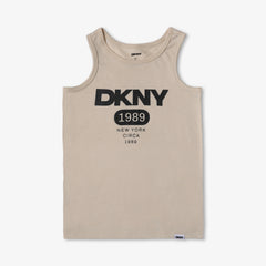 DKNY Kids Cream Tank Top
