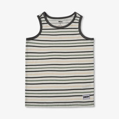 DKNY Kids Grey Striped Tank Top