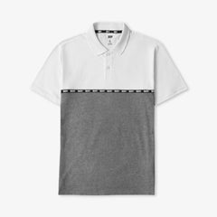 DKNY Kids Grey and White Polo