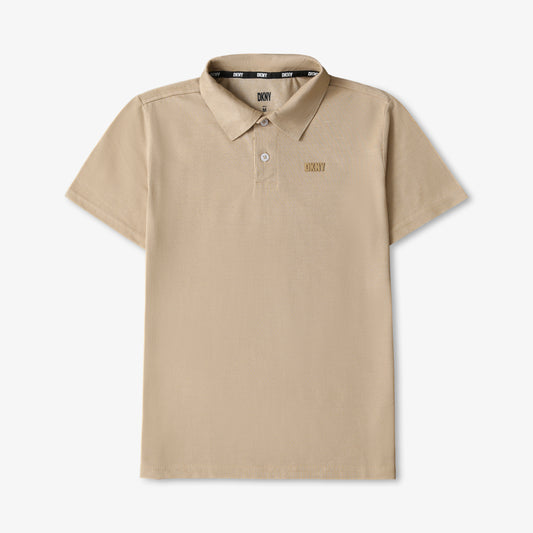 DKNY Kids Brown Polo