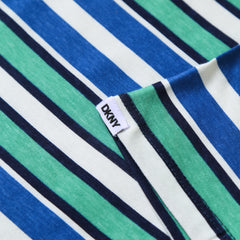 DKNY Kids Blue-Green Strip T-shirt