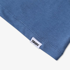 DKNY Kids Blue Printed T-shirt