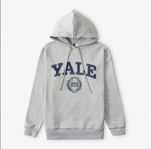 YALE GREY HOODIE