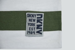 DKNY Kids Green Strip T-shirt