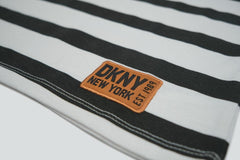 DKNY Kids Black Strip T-shirt