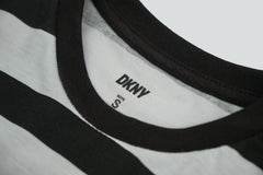 DKNY Kids Black Strip T-shirt