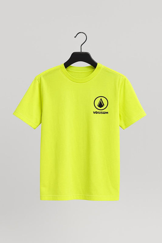 VOLCOM - KIDS/BOYS NEON YELLOW TEE SHIRT