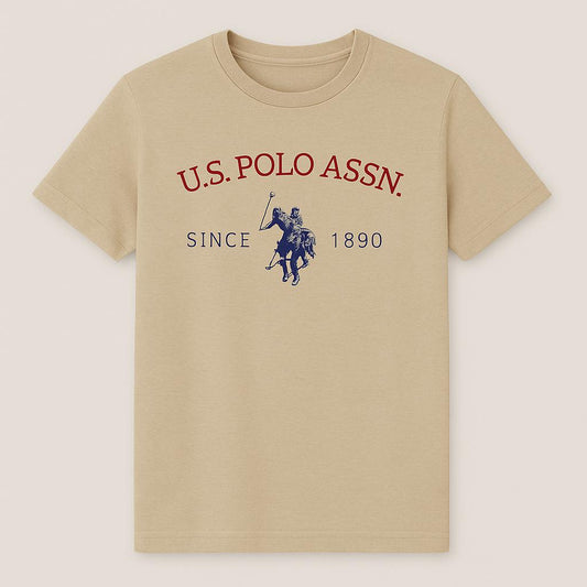 U.S Polo Cream Tee