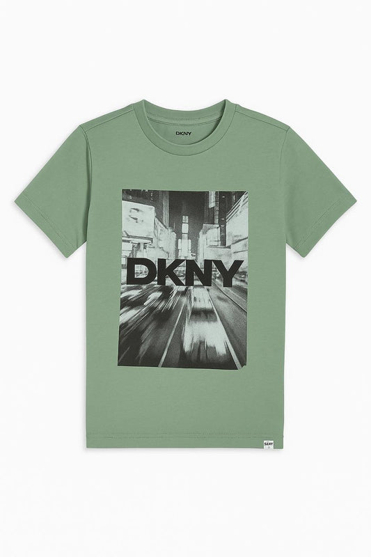 DKNY Kids Olive Green T-shirt