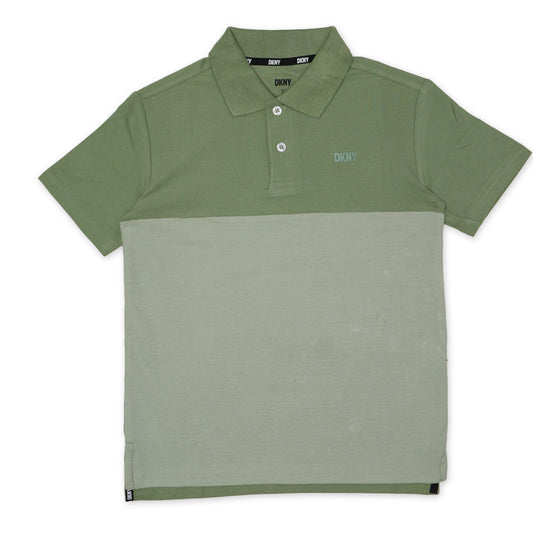 DKNY Kids Green Polo