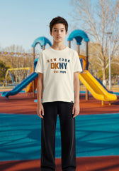 DKNY Kids Off-White T-shirt
