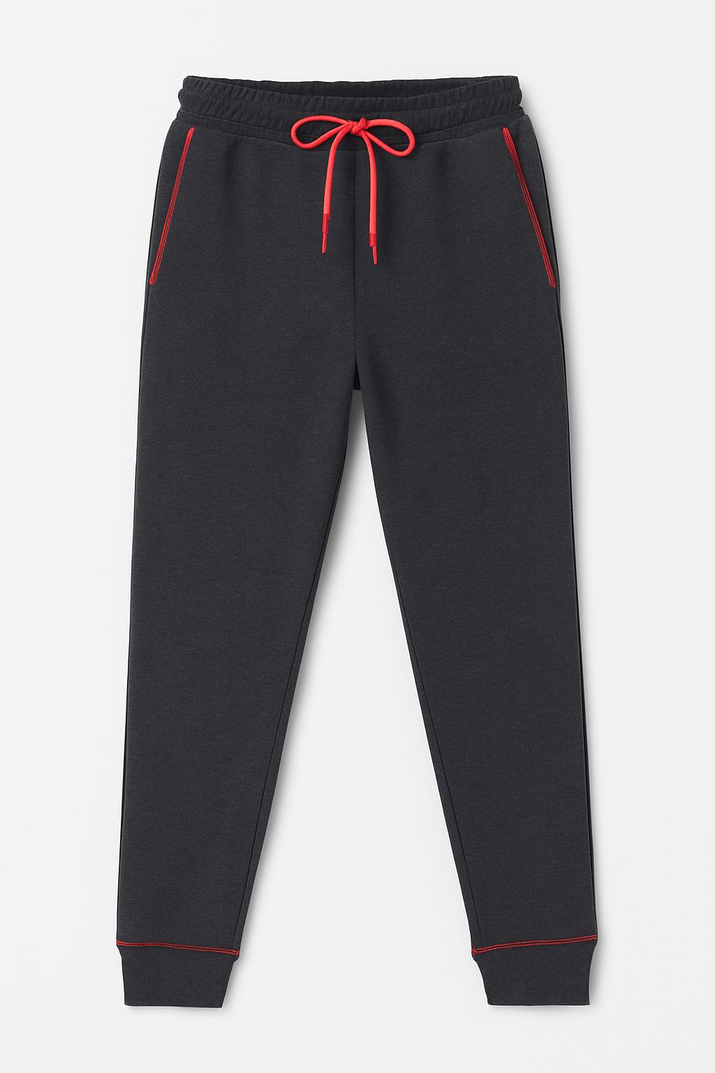 SORBETTO TROUSER ( RED CHAIN STITCHES)
