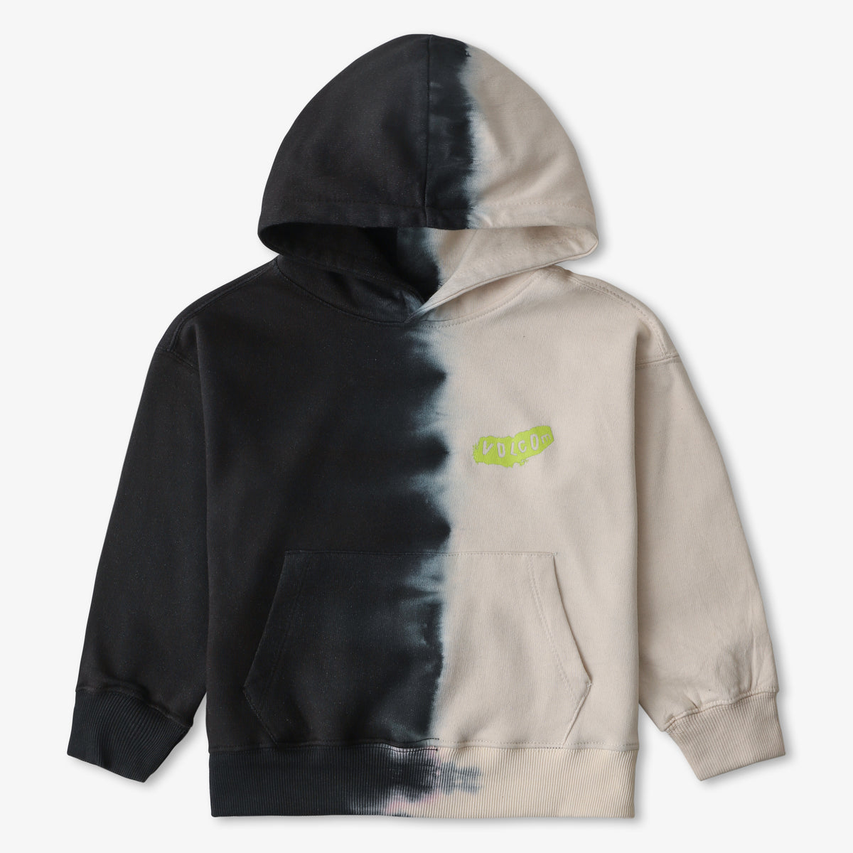 VOLCOM - KIDS/BOYS BLACK AND WHITE HOODY