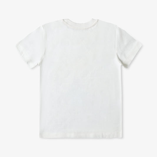 DKNY Kids White Printed T-shirt