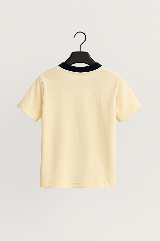 DKNY Kids OFF-WHITE & BLUE T-shirt