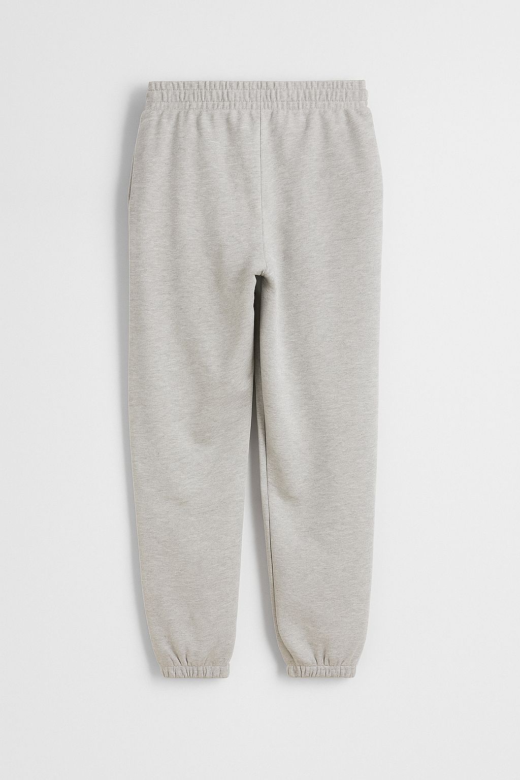 CLOSURE HEATHER LIGHT GREY METAL TAG TROUSER