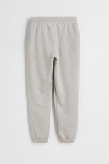 CLOSURE HEATHER LIGHT GREY METAL TAG TROUSER