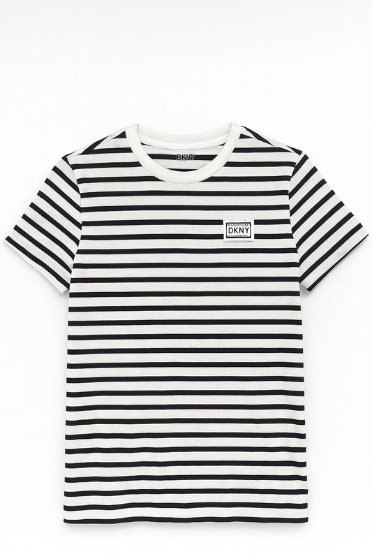 DKNY BLACK STRIPES T-SHIRT