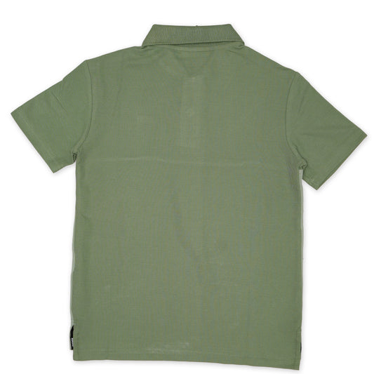 DKNY Kids Green Polo